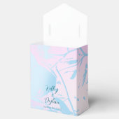 Modern Abstract Pastel Wedding Bedankdoosjes (Geopend)
