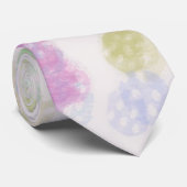Modern Abstract pastelkleurpatroon Stropdas (Opgerold)