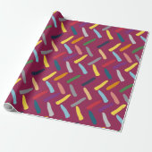 Modern Abstract patroon Cadeaupapier (Uitgerold)
