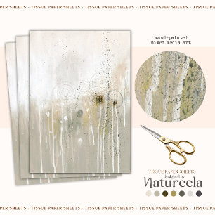 Modern Abstract Patroon Decoupage Tissue Papier