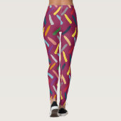 Modern Abstract patroon Leggings (Achterkant)