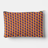 Modern abstract patroonontwerp 1185 - Rits Pouch Etui (Achterkant)