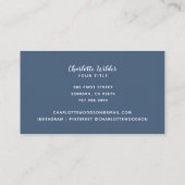 Modern Abstract patroonpatroon Visitekaartje (Achterkant)