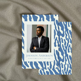 Modern abstract Pattern graduation announcement  Kaart