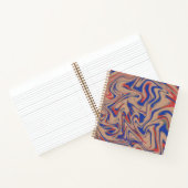 Modern Abstract Pattern Notebook Notitieboek (Binnen)