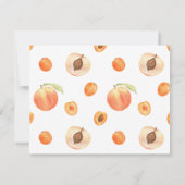 Modern Abstract Peach Fuzz Afstuderen Save The Date (Achterkant)