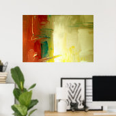 Modern Abstract Poster (Thuiskantoor)