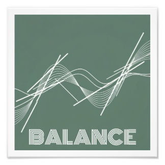 Modern Abstract Poster – Minimal Green Wall Art