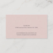 Modern abstract qr-codenetwerk, waterverf bus visitekaartje (Achterkant)