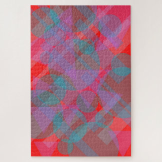 Modern Abstract Red 002 Legpuzzel