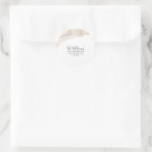 Modern Abstract Retour Adres Label Stempel (Tas)