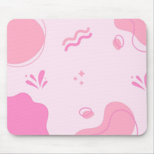 Modern Abstract Roze Minimalist Muismat
