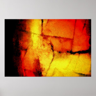 Modern Abstract Schilderkunst Poster