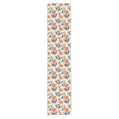 Modern Abstract Spring Floral Table Runner Korte Tafelloper (Voorkant)