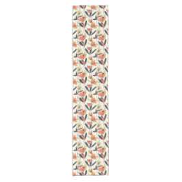 Modern Abstract Spring Floral Table Runner Korte Tafelloper