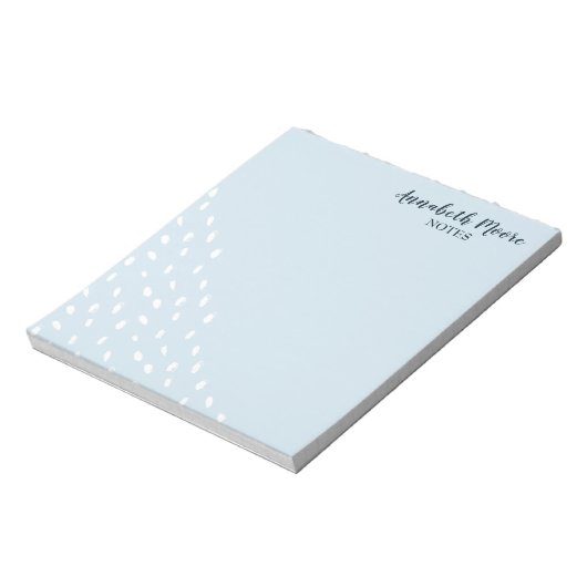 Modern Abstract Stippen geometrisch patroon Notitieblok (Gedraaid)