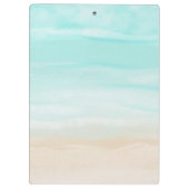 Modern Abstract strand Klembord (Achterkant)