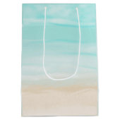 Modern Abstract strand Medium Cadeauzakje (Achterkant)