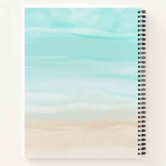 Modern Abstract strandrecept boek (Achterkant)