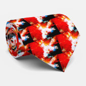 Modern Abstract Stropdas (Opgerold)