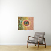 Modern Abstract Sunflower Art Wandkleed (In Situ (horizontaal))