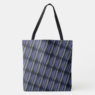 MODERN abstract tekenen in blauw-grijs-zwart Draagtas