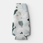 Modern Abstract Terrazzo Pattern Flesjeskoeler (Voorkant)