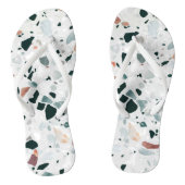 Modern Abstract Terrazzo Pattern Teenslippers (Voetbed)