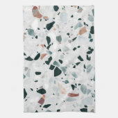 Modern Abstract Terrazzo Pattern Theedoek (Verticaal)