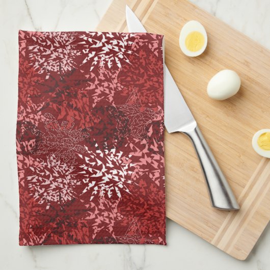 Modern Abstract Theedoek (Quarter Fold)