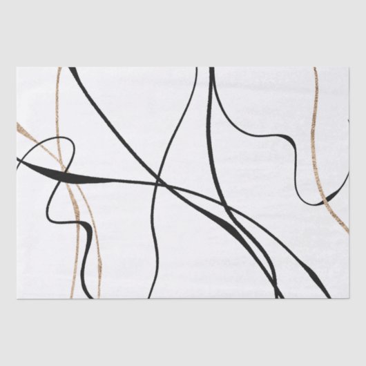 Modern Abstract Tissuepapier (Voorkant)