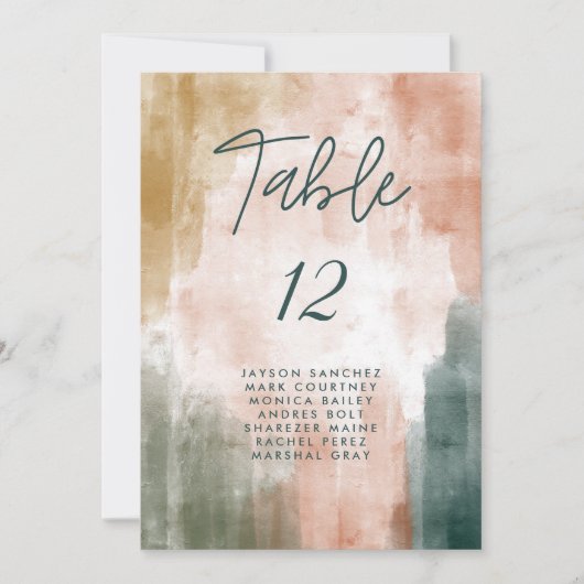 Modern Abstract valgetal (Voorkant)