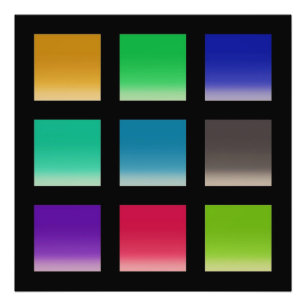 Modern Abstract Vierkant Patroon Foto Afdruk