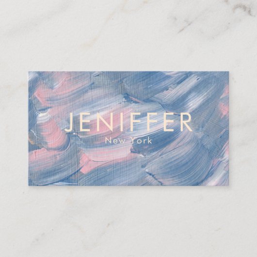 Modern Abstract Visitekaartje (Voorkant)