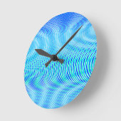 Modern Abstract water Summer Psychedelic Trippy Ronde Klok (Hoek)