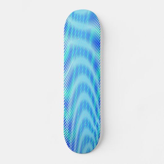 Modern Abstract Water Zomer Psybient Trippy Skateboard (Voorkant)