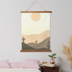 Modern Abstract woestijnlandschap Hangend Wandkleed
