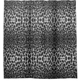 Modern Abstract Zwart Wit  Douchegordijn