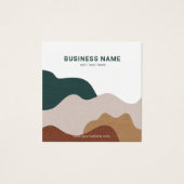 Modern Abstracte Boho Jewelry Care Kaart (Voorkant)