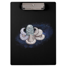 Modern Abstraction Black en Blue Klembord