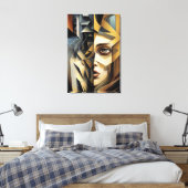 Modern Abstractions Canvas Afdruk (Insitu (Slaapkamer))