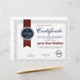 Modern Achievement Certificate