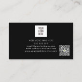 Modern Acteur, Model, Zanger & Danser agentschap Visitekaartje (Achterkant)