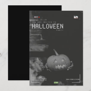 Modern Adult Halloween Party Uitnodiging