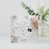 Modern Adventure zwangerschapsaankondiging Kaart (Staand voorkant)