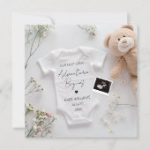 Modern Adventure zwangerschapsaankondiging Kaart (Voorkant)