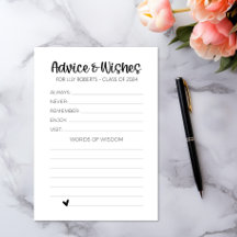 Modern advies en wensen voor Afstuderen Kaarten