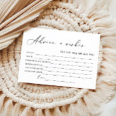 Modern advies en wensen Vrijgezellenfeest Game Kaa Informatiekaartje