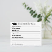 Modern advies wint Afstuderen partij Briefkaart (Staand voorkant)