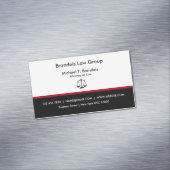 Modern Advocaat Recht Kantoor Magnetisch Visitekaartje (Voorbeeld)